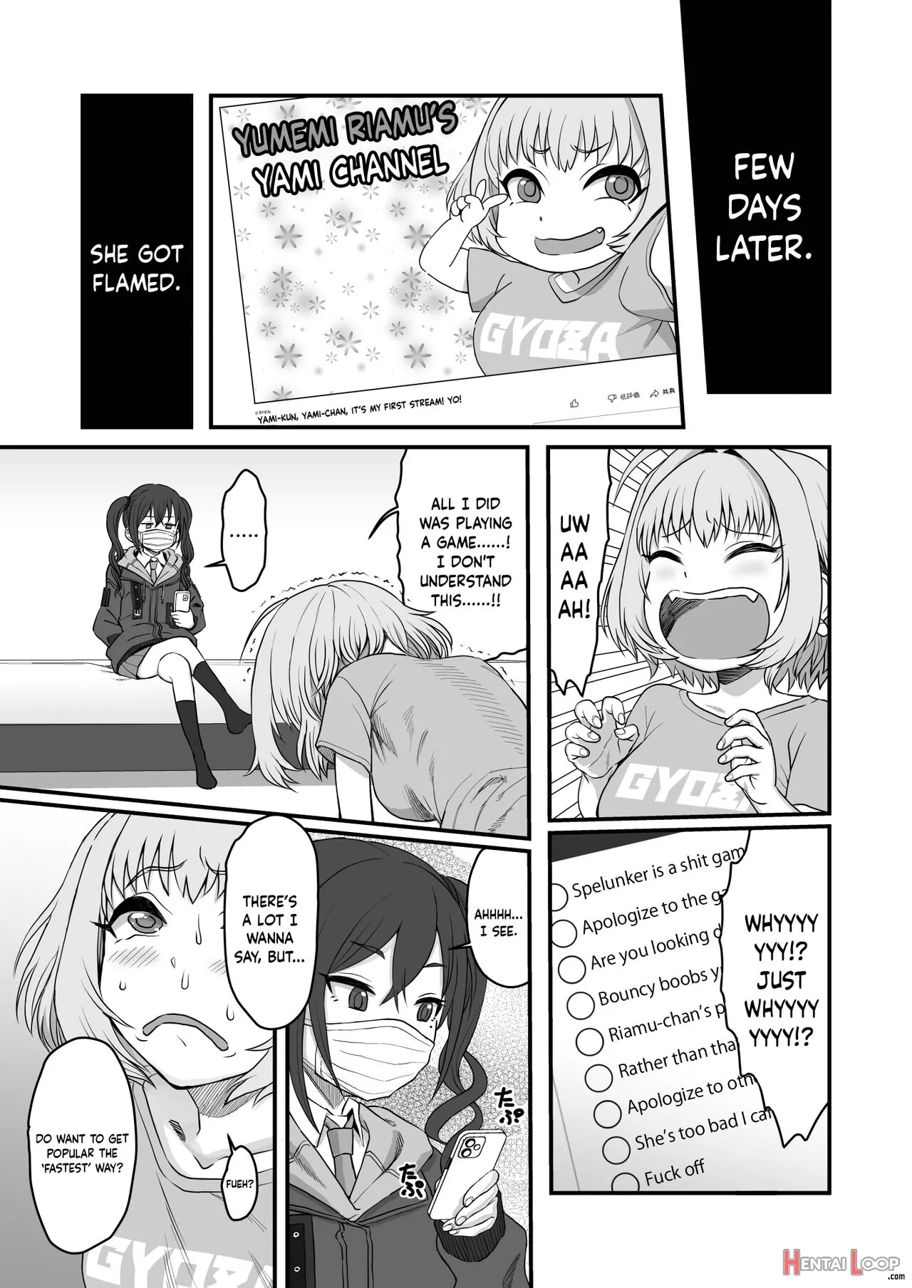 Yumemi Riamu Futanari Enjou Haishin page 5