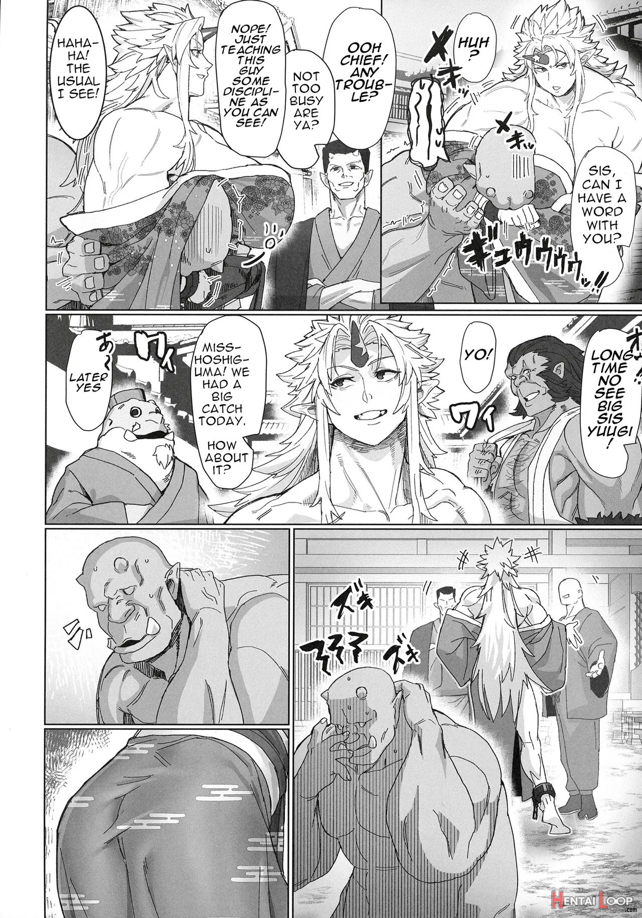 Yuugi Nee-san To Ork Ga Kunzu Hoguretsu 2 page 4